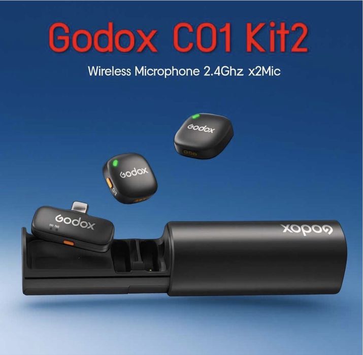 Godox c01 kit2. Петличка микрафон. Typce. Petlichka