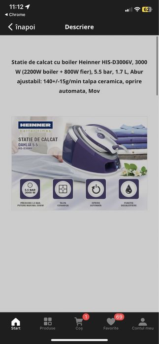 Statie de calcat heinner