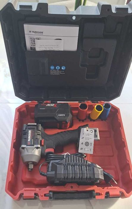 Акумулаторен ударен гайковерт Parkside Performance PPDSSA 20 Li B2 – Brushless – 600 Nm – 20V – нов, с гаранция