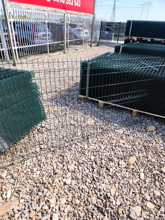 Ограда от ламели, 3D пана, ограда имитация на трева