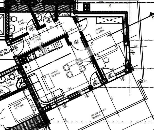 Двустаен апартамент в Южен! 844- 24560