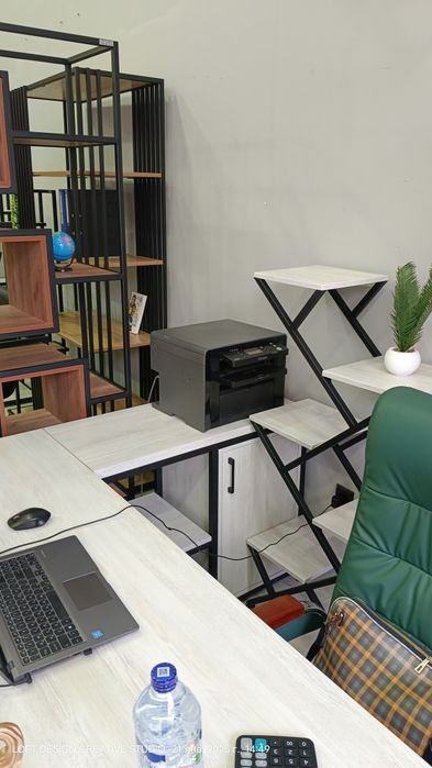 Комплект 3в1 руководителя слтиле лофт стол тумба стеллаж директора