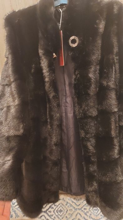 Шуба норковая 90 см.