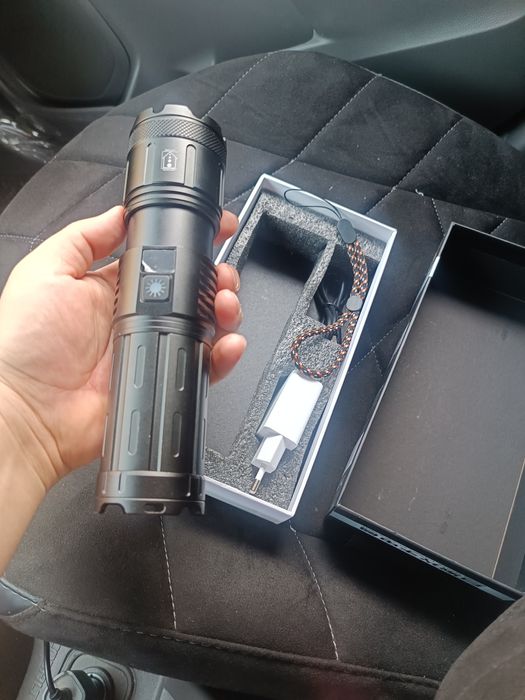 ОХОТНИЧИЙ Супер Мощный Фонарик Фонарь Металлический корпус Fonar Fanar