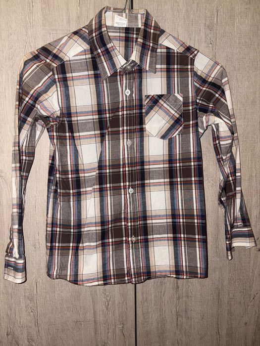 Детска риза каре - размер 8 годишно детенце