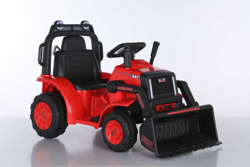 Excavator electric pt. copii Kinderauto BJTY1066 2x 30W 6V cu RC RED
