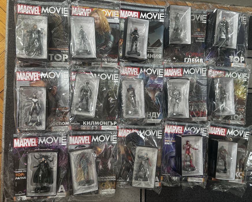 Списания марвел с ръчно изработени фигури