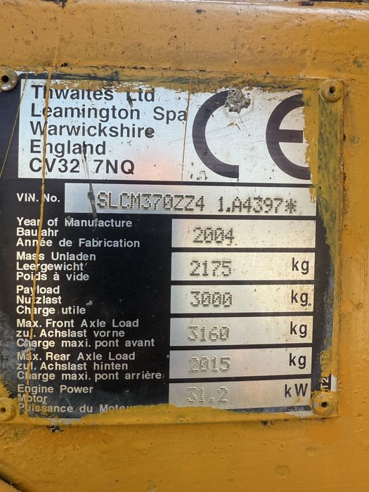 De vanzare sau sa inchiriat dumper Twaites de 3 T