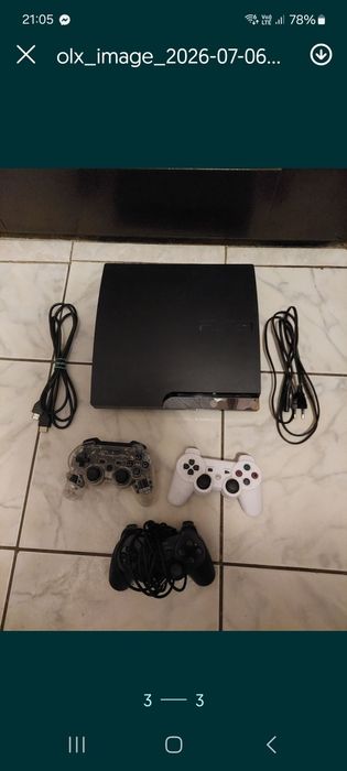 Consola Ps3 cu joystick si cabluri la 250 ron!