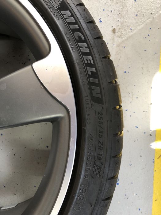 3 roti originale ROTOR Audi A5 8T, Michelin vara 255/35ZR19