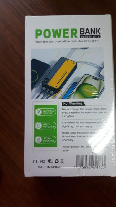 Power Bank аккумулятор 20 000 мАч.
