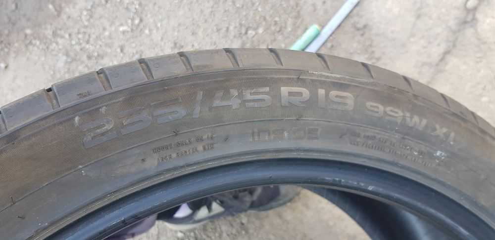 Летни гуми-19цола-235/45-1бр.-70лв."NOKIAN "