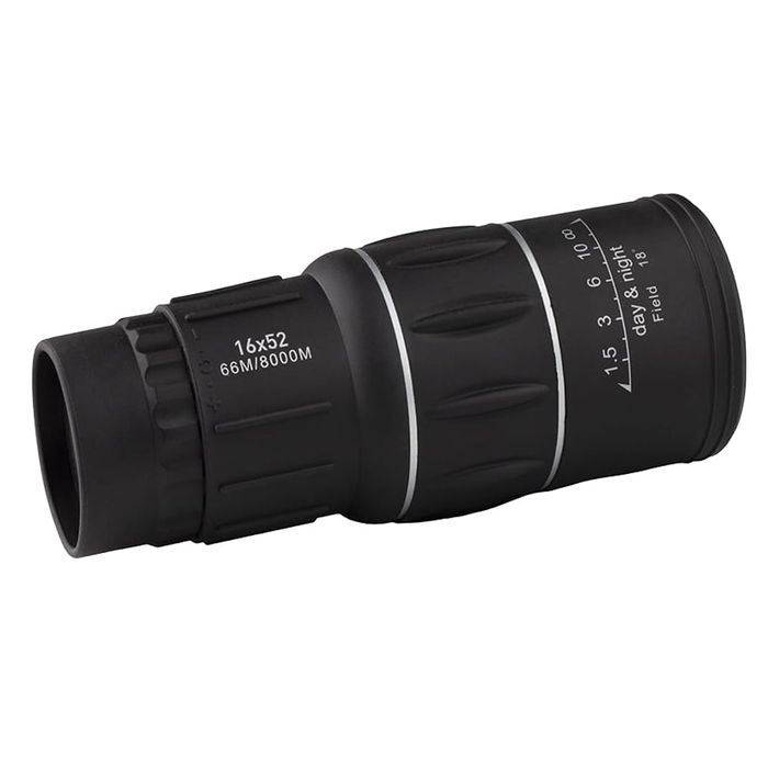 Monocular DEPOX®, Hawk Sight, 16x52, negru, 15 cm, husa inclusa
