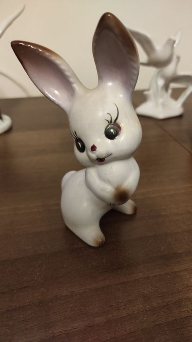 Bibelouri ceramica/portelan: egreta si turturele