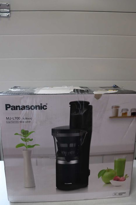 Бавна сокоизстисквачка Panasonic (сокоизстисквачка за зеленчуци и плодове, автоматична сокоизстисквачка за цитруси, неръждаема стомана, 150W