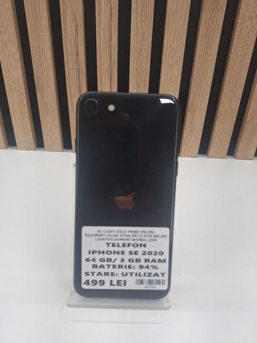 IPhone SE 2020 64 Gb 94% Baterie Garantie/Factura #60389