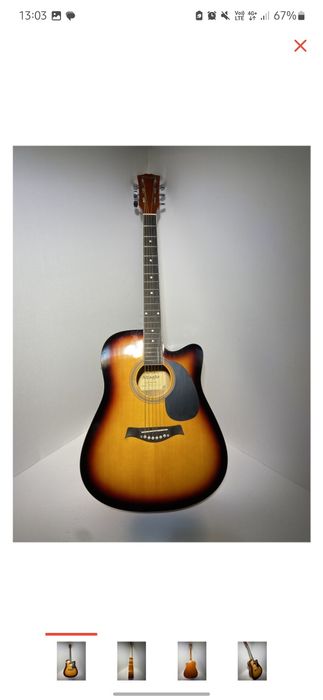 Гитара Adagio MDF-4171CE SB Brown