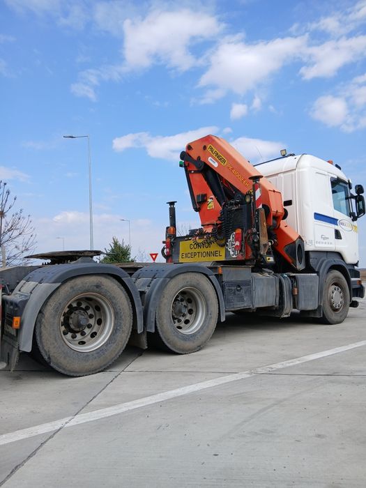 Camion Scania 6x4 cu Macara ,Cap tractor 6x4 SCHIMB
