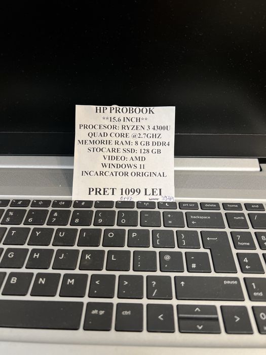 Amanet Royal CB: Laptop Hp Probook Ryzen 3 8 gb ram ssd