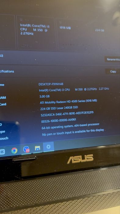 Лаптоп Asus K72J   (17,3"инча)