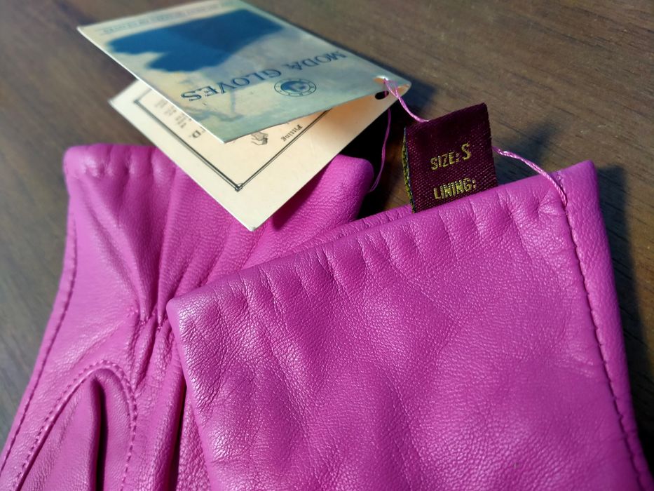 Перчатки кожаные