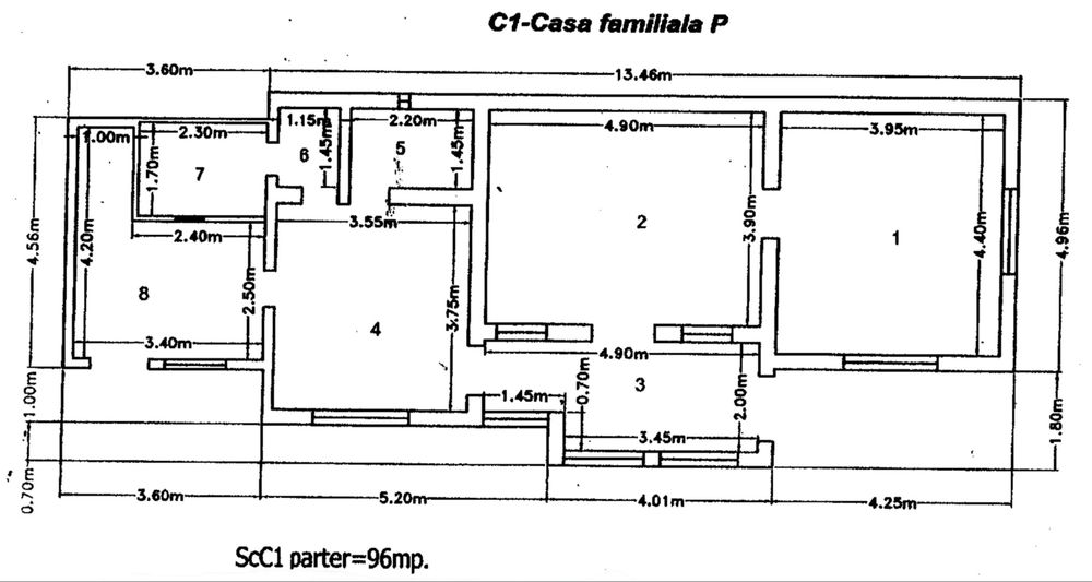 Casă familială zonă centrală Turda