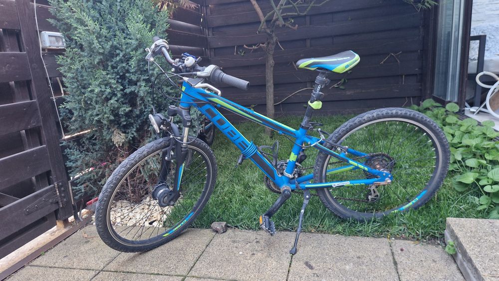 Bicicletă Cube CKL – stare foarte bună, complet echipată roti 24 inch