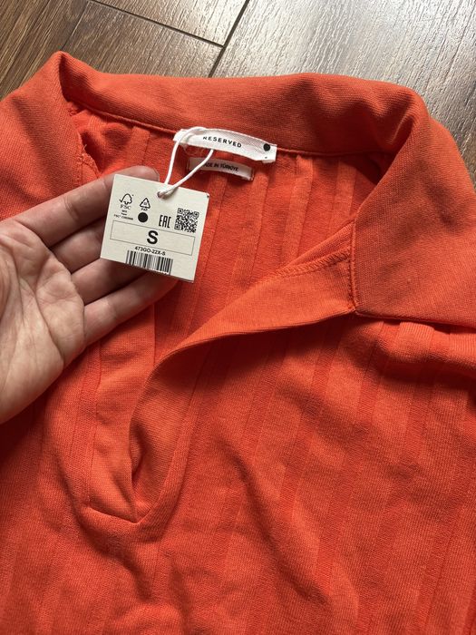 Комплект от две части в оранжево – размер S, нов с етикет