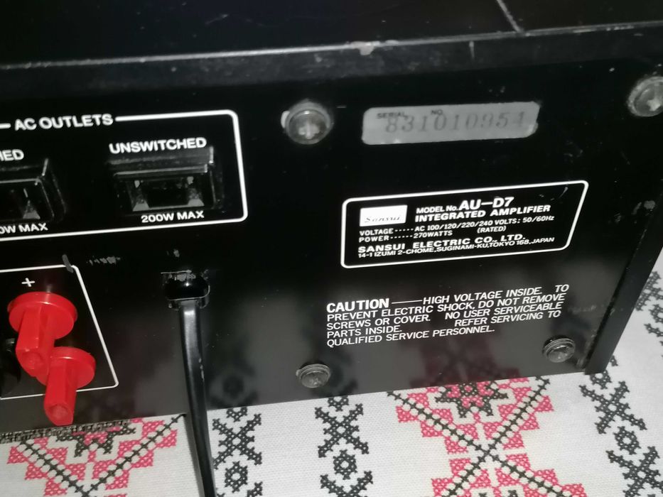 Vind amplificator Sansui AU d7
