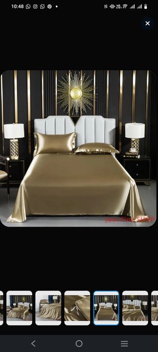 Комплект постельного белья под атлас