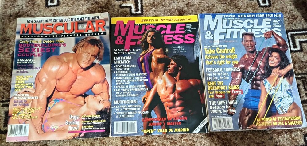 Култови фитнес списания и книги за бойни спортове от '90-те години!