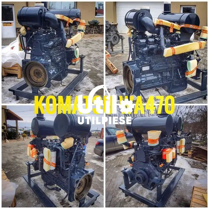 motor komatsu saa6d125e wa470-5 wa480-5 wa500-5 + piese komatsu
