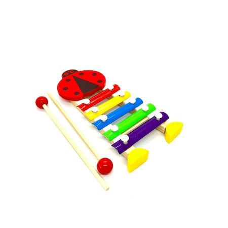 Детски дървен ксилофон+дървена баланс игра