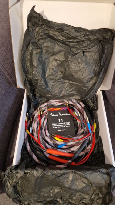 UK made аудио кабели: Black Rhodium Encore BiWire+Bi amping 2x3m