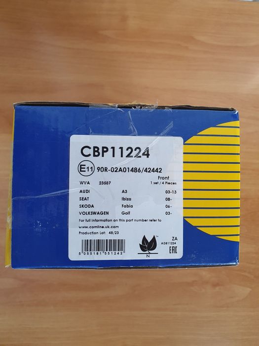 Set plăcuțe frână față Comline