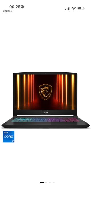 NOU Laptop Gaming Msi Katana 15 HX i7-14650HX RTX5070 32GB DDR5 1TB