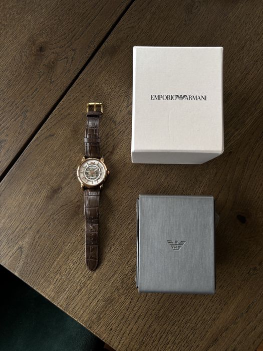 Ориганелн часовник Emporio Armani Skeleton