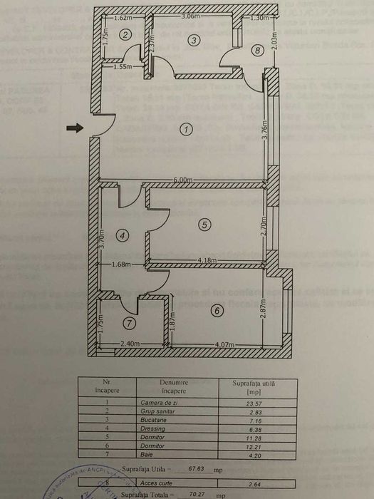 Apartament 3 Camere Greenfield