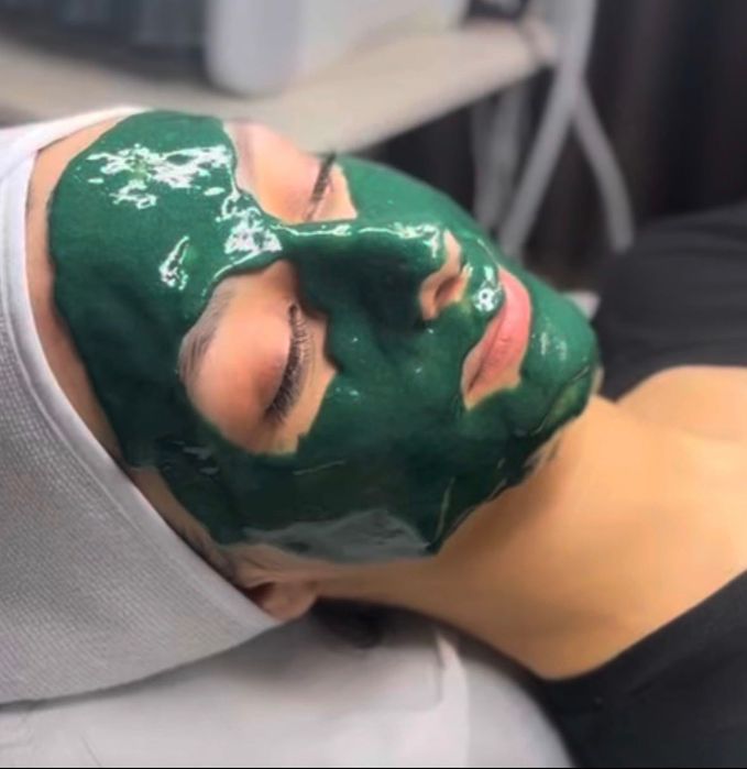 Masca de fațǎ peel off cu spirulina la 1kg