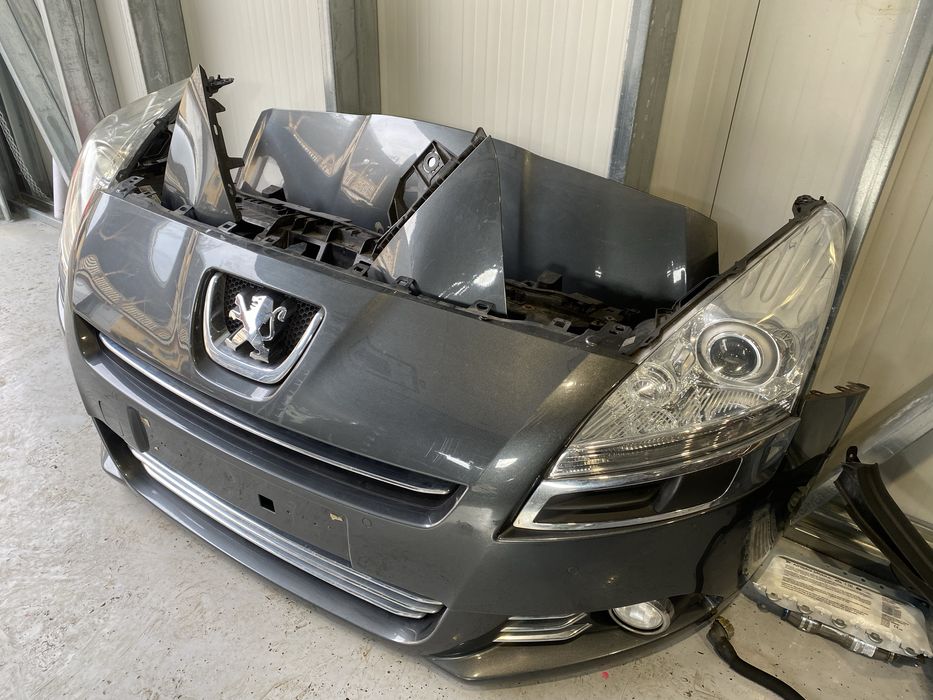 Fata completa Peugeot 5008 capota bara cu spalator far xenon aripa