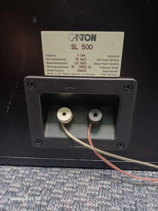 Canton SL 500 pereche boxe raft oldschool