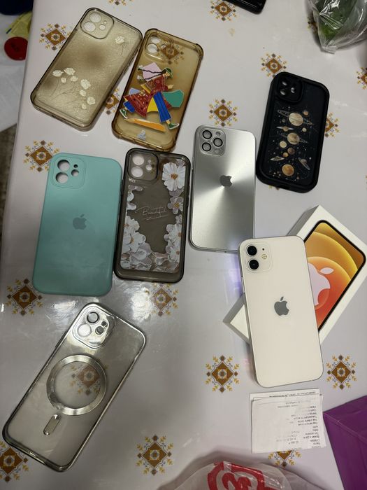 Айфон 12 128 гб со всеми чехлами iphone