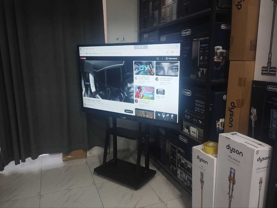 Интерактивный Доска 75 Панел+Роликовый Кронштен+Доставка со Склада