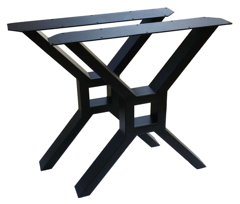 Поръчкови, класически и вечни. Метални крака Х с отв. модел 001 к-т