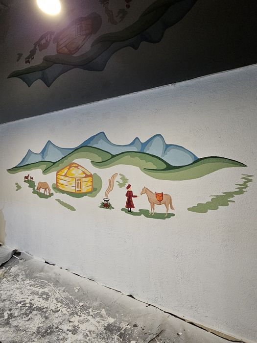 Роспись стен художник