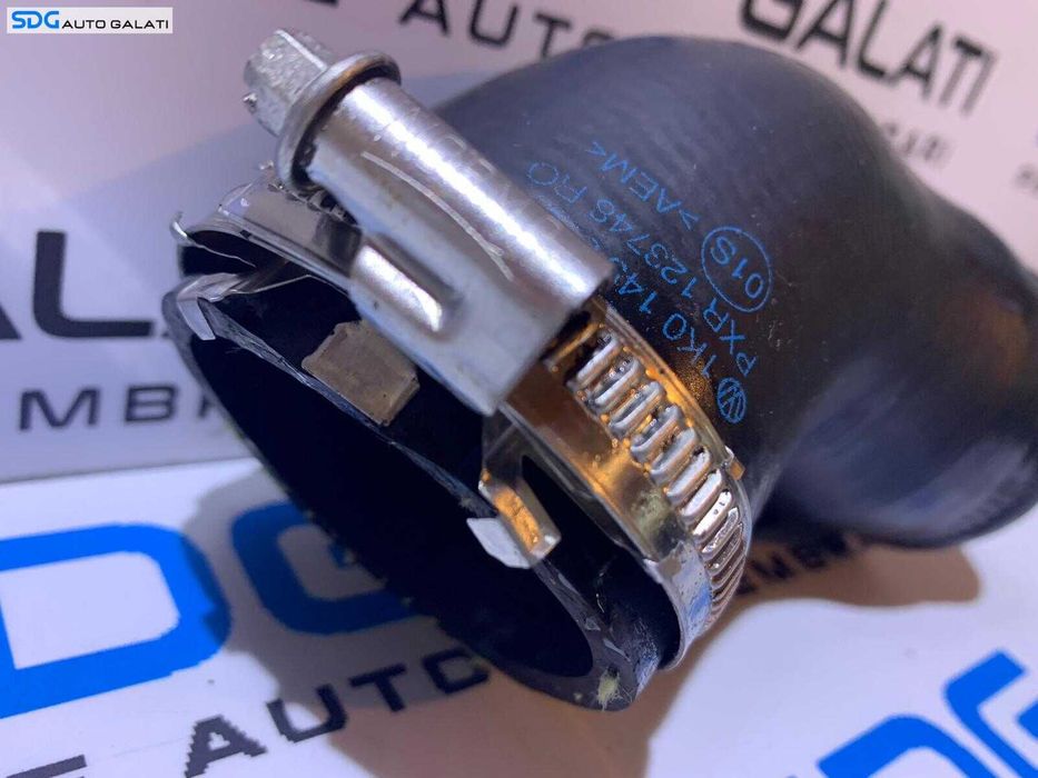 Furtun / Conducta Presiune Aer Radiator Intercooler Turbo / Turbina / Turbosuflanta Skoda Octavia 2 1.6 TDI CAYC 2008 - 2013 cod 1K0145838AF [D0101]