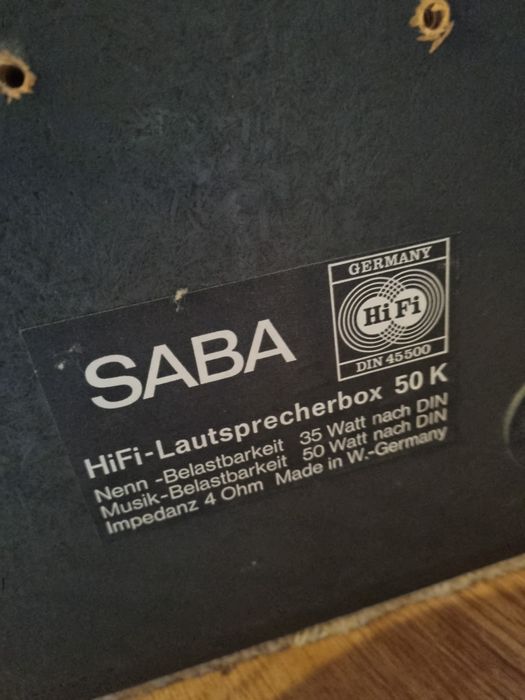 2 броя тонколони  SABA