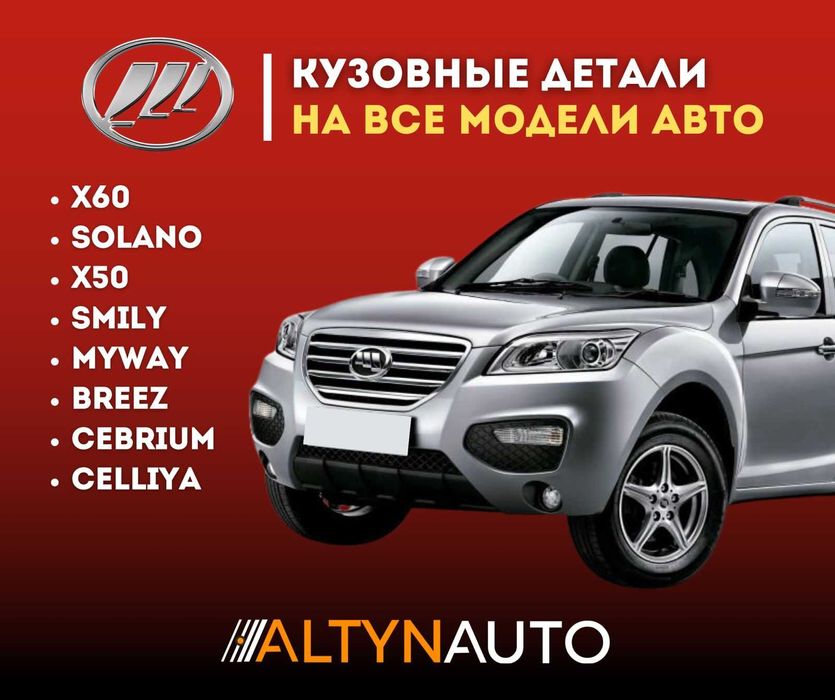 Бампера, капоты, крылья, фары для Lifan Лифан и Great Wall!
