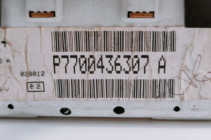 Display bord P7700436307A Renault Kangoo prima generatie seria