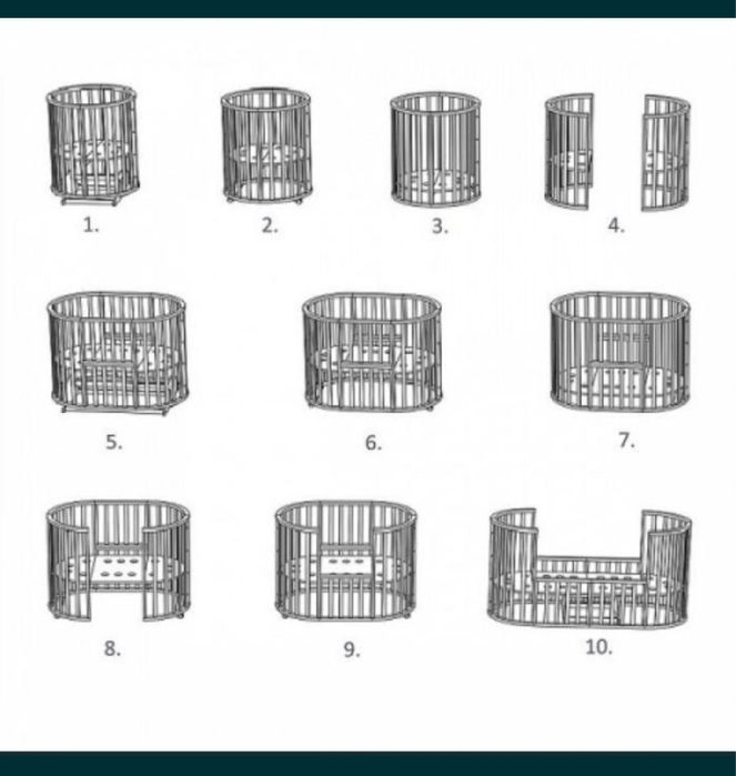 Продам кроватку детскую